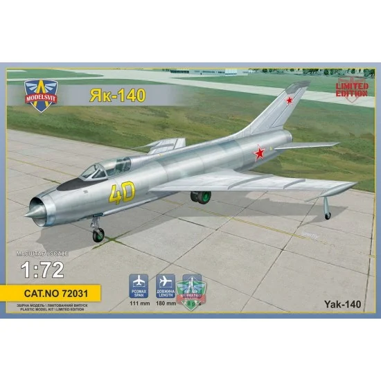 ModelSvit 72031 1/72 Yakovlev Yak 140 Prototype - Model Planes