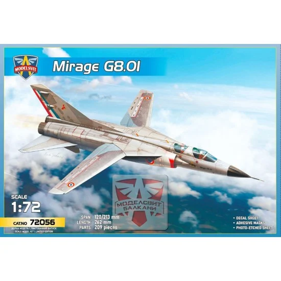 ModelSvit 72056 1/72 Mirage G8.01 Experimental Fighter with Variable-Sweep Wing
