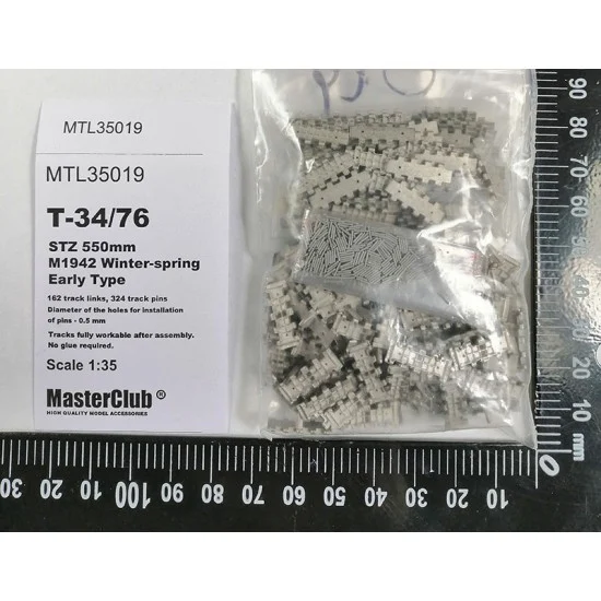 Master Club 35019 1/35 Tracks for T-34 550mm M1942 Winter-spring Type 1