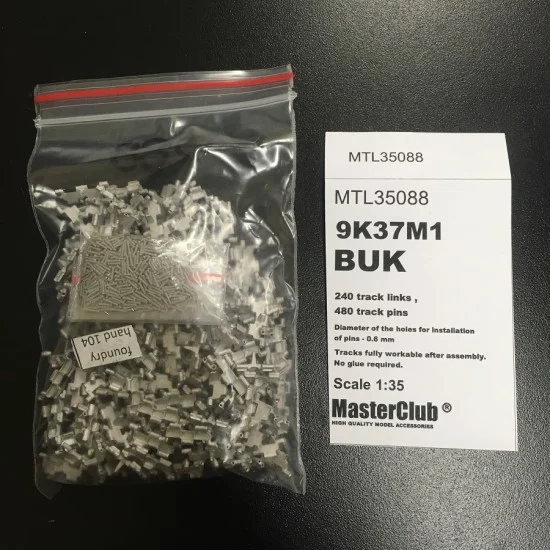 Master Club 35088 1/35 Metal Tracks for 9K37M1 BUK (240 links + 480 pins) - Military Vehicles & Tanks