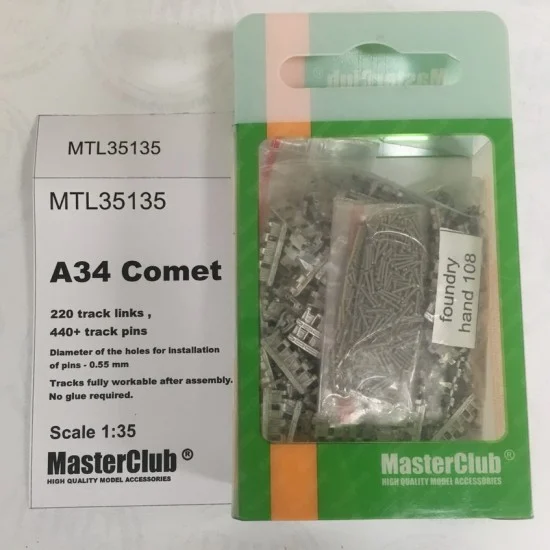 Master Club 35135 1/35 Tracks for A34 Comet - Military Vehicles & Tanks