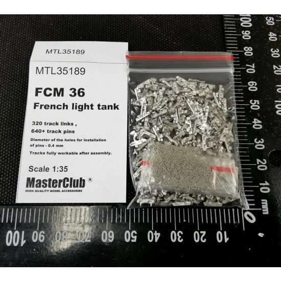 Master Club 35189 1/35 Tracks for B1 Bis - Military Vehicles & Tanks