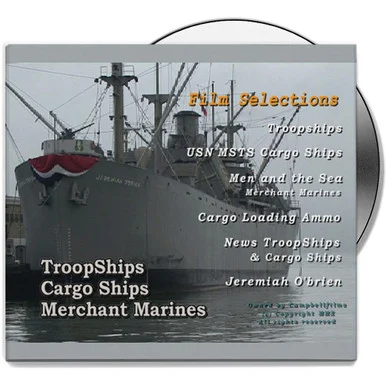 Troopships, Cargo Ships, Merchant Marines - DVD