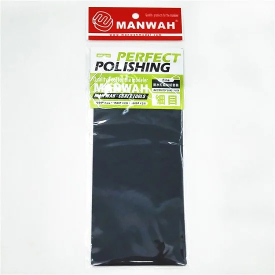 Manwa 2016 Sanding Paper Fine Set - Water (#1000 x 2, #1500 x 2, #2000 x 2)