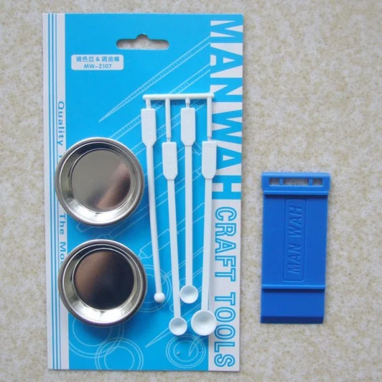 Manwa 2107 Craft Tools Set (Palette+Paint Stirrer+Mold Opener) - Hobby & Model Paints