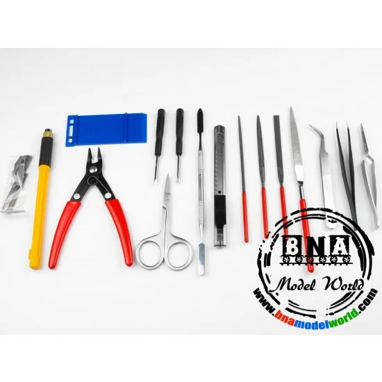 Manwa 2153 20-in-1 Basic Hobby/Craft Tool Value Pack | FREE Gift w/0+ Order | Coupon Code: MW-2153