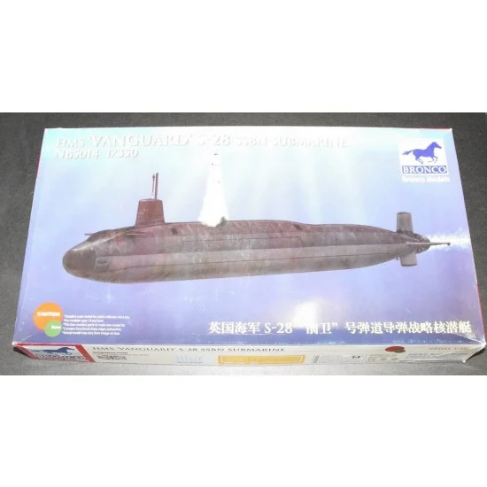 Bronco NB5014 1/350 HMS 'Vanguard' S-28 SSBN Submarine