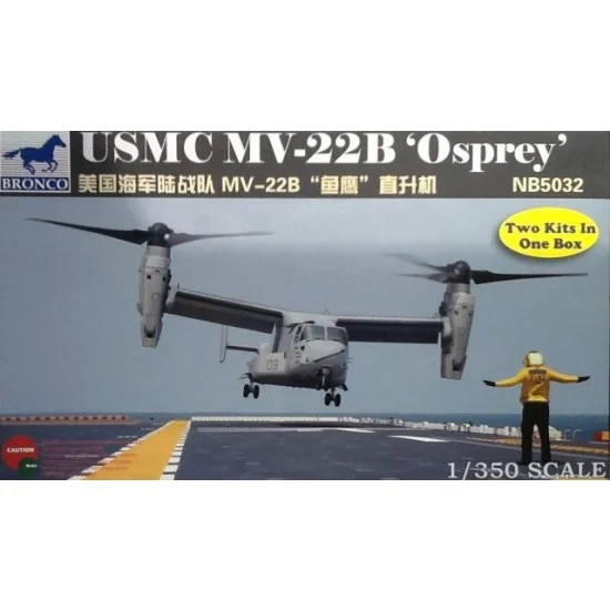 Bronco NB5032 1/350 USMC Bell-Boeing MV-22B "Osprey" (2 kits in one)