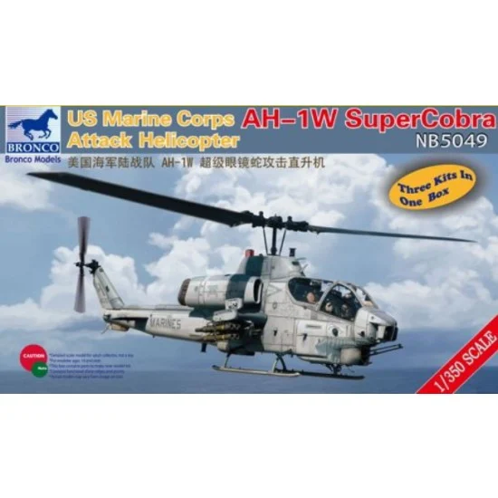 Bronco NB5049 1/350 USMC AH-1W Super Cobra Attack Helicopter