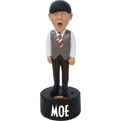Moe Stooge Talking Bobblehead Nat. Bobblehead HOF (632125670273) - National Bobblehead HOF
