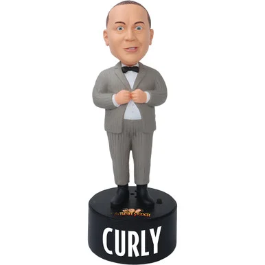 Curly Stooge Talking Bobblehead Nat. Bobblehead HOF (632125670297) - National Bobblehead HOF