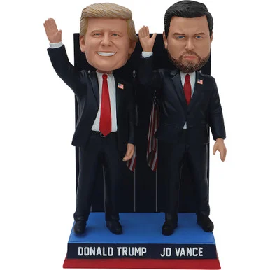 Trump and Vance Duo Bobblehead Nat. Bobblehead HOF (632125675674 ) - National Bobblehead HOF