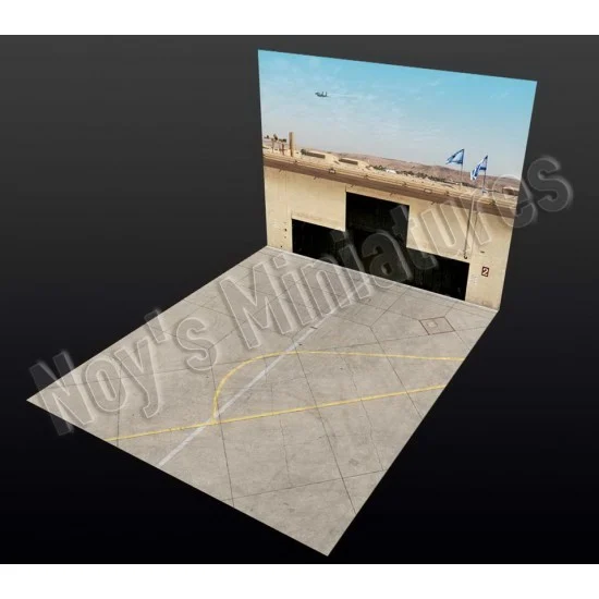 Noys Miniatures 144039 1/144 IDF/AF Hardened Aircraft Shelter Set (2 sheets) - Model Planes