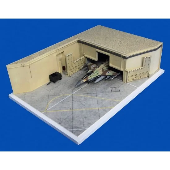Noys Miniatures 144K102 1/144 Israeli Air Force HAS (Hardened Aircraft Shelter) Diorama Accessories - Scenics & Diorama