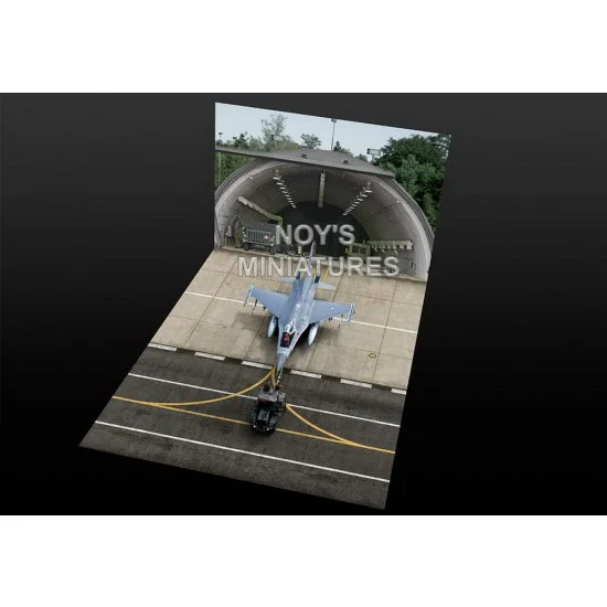 Noys Miniatures 3230 1/32 Airfield Tarmac Sheet: NATO HAS (Hardened Aircraft Shelter) (Size: 593 x 400mm) - Model Planes