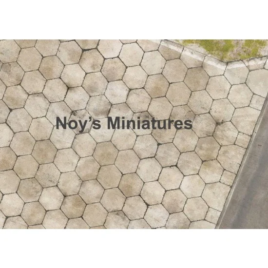 Noys Miniatures 144027 1/144 Soviet & Warsaw Pact Aircraft Large Soviet Hex Dispersal (dimensions: 20 x 14cm) - Model Planes