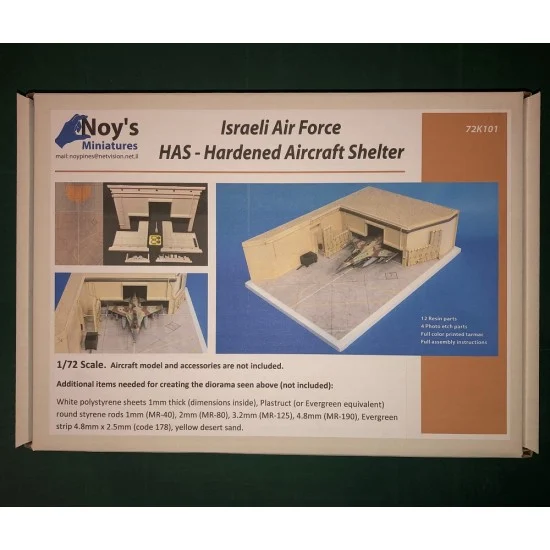 Noys Miniatures 72K101 1/72 Israeli Air Force HAS (Hardened Aircraft Shelter) - Model Planes