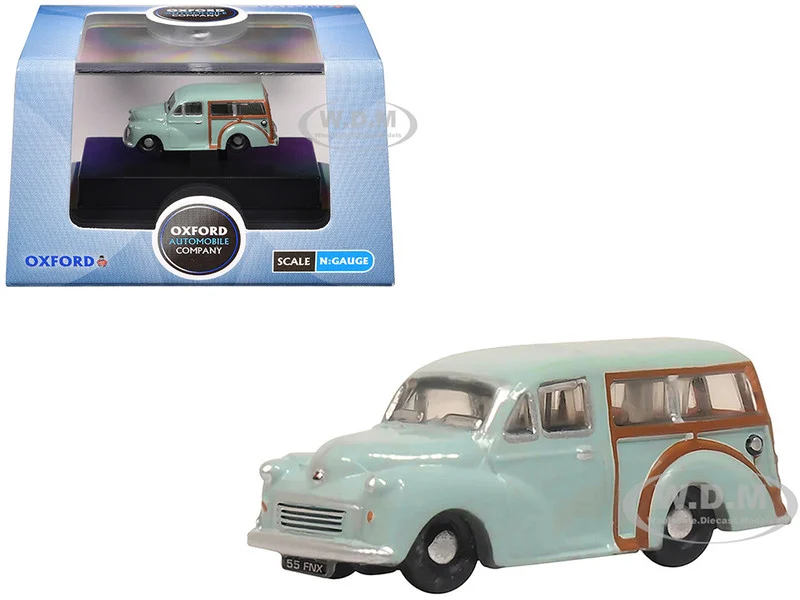 Morris Minor Traveller Smoke Gray 1/148 (N) Scale Diecast Model Car by Oxford Diecast - Austin / Morris Models