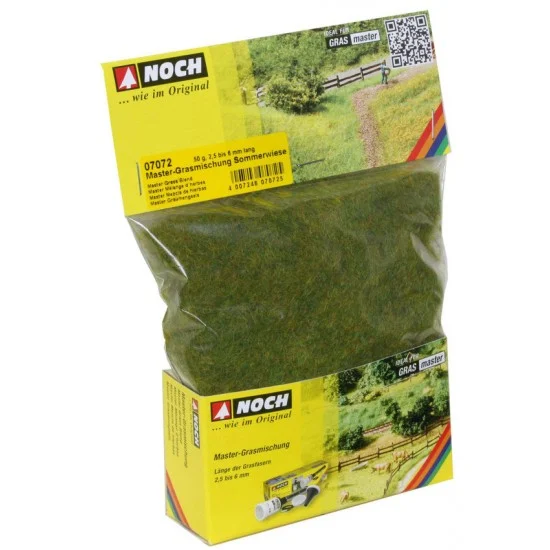 NOCH 07072 Master Grass Blend "Summer Meadow" for 1m2 area (2.5-6mm, 50g)