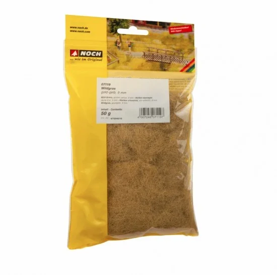 NOCH 07119 Wild Grass Golden-yellow (9mm, 50g bag)