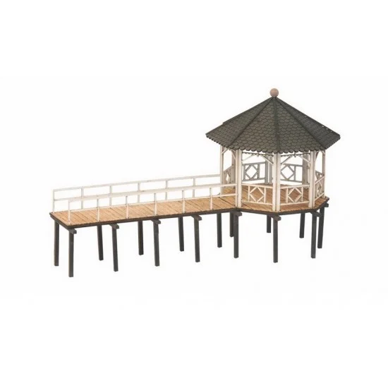 NOCH 14264 HO Scale Event Pavilion Fischersteg (12.9cm x 5.2cm x 7.1cm) - Scenics & Diorama
