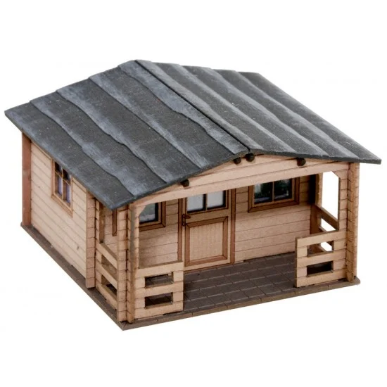 NOCH 14635 N Scale Garden Plot Shed (Length: 29mm, Width: 28mm, Height: 18mm) - Model Railway
