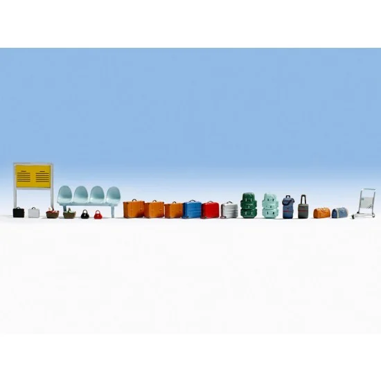 NOCH 14810 HO Scale Station Accessories - Model Railway