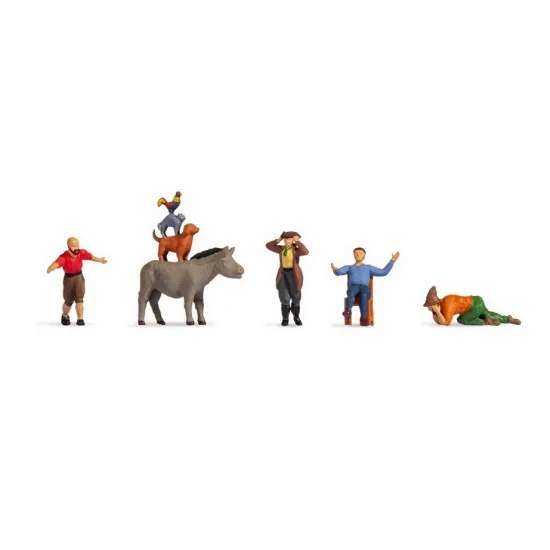 NOCH 15806 HO Scale The Bremen Town Musicians - Model Figures