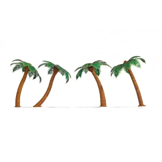 NOCH 21973 HO, TT, N Scale Palm Trees (approx 4.5 cm high) - Scenics & Diorama
