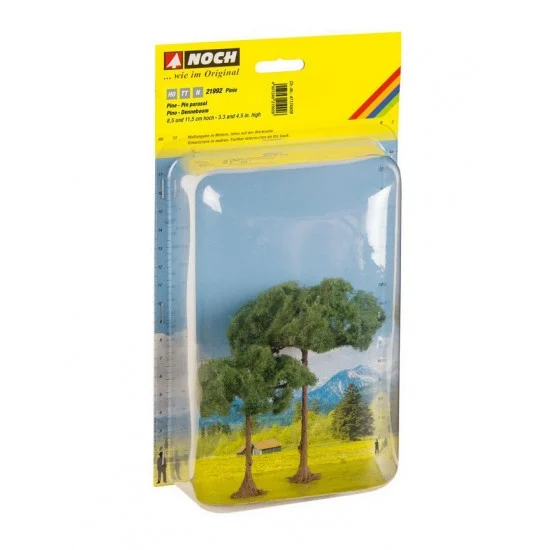 NOCH 21992 HO/TT/N Scale Stone Pines (2pcs, 8.5 and 11.5 cm high) - Scenics & Diorama