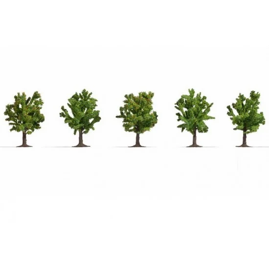 NOCH 25610 HO, TT, N, Z Scale Fruit Trees (5pcs, approx. 8 cm high) - Scenics & Diorama