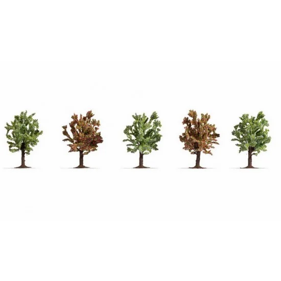 NOCH 25615 HO, TT, N, Z Scale Fruit Trees, Blossoming (5pcs, approx. 8 cm high) - Scenics & Diorama