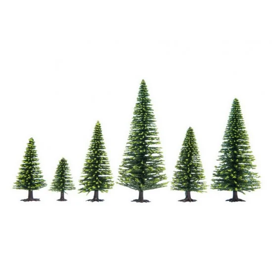 NOCH 26826 HO, TT Scale Model Spruce Trees (50pcs, 5 - 14cm)