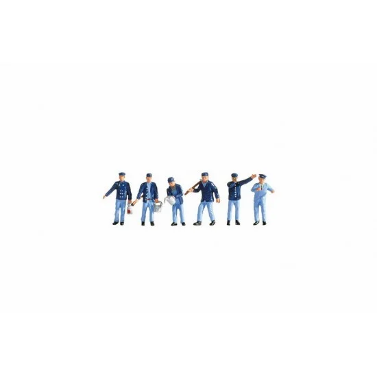 NOCH 45282 TT Scale Engine Driver & Shunters Assembled and Painted Miniatures - Model Figures