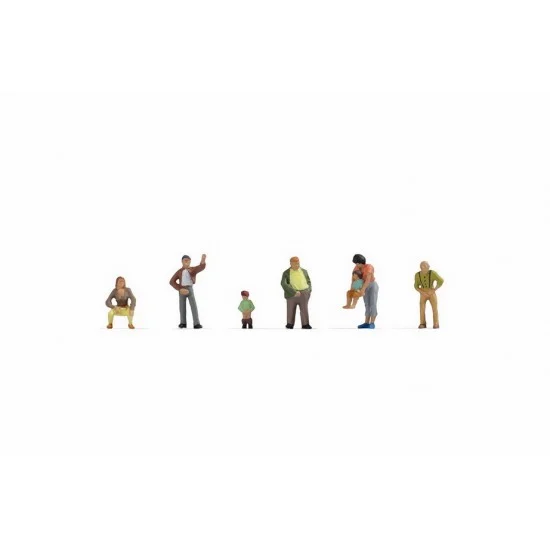 NOCH 45561 TT Scale Pee Break Assembled and Painted Miniatures - Model Figures