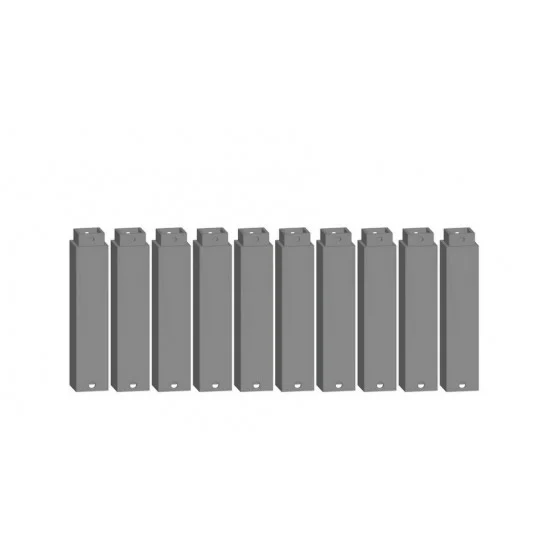 NOCH 53908 HO, TT, N Scale Easy-Track Railway - Pillar Element (10pcs, 16 mm x 16 mm x 72.5 mm)