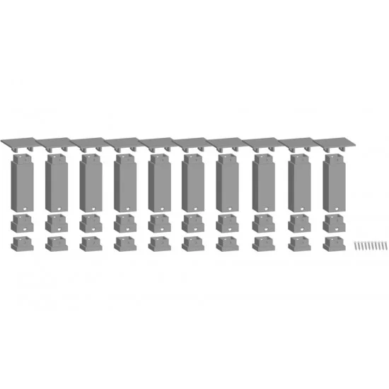NOCH 53940 HO, TT, N Scale Easy-Track Railway - 'Bottom' Pillar Set (height: 63.25 mm)