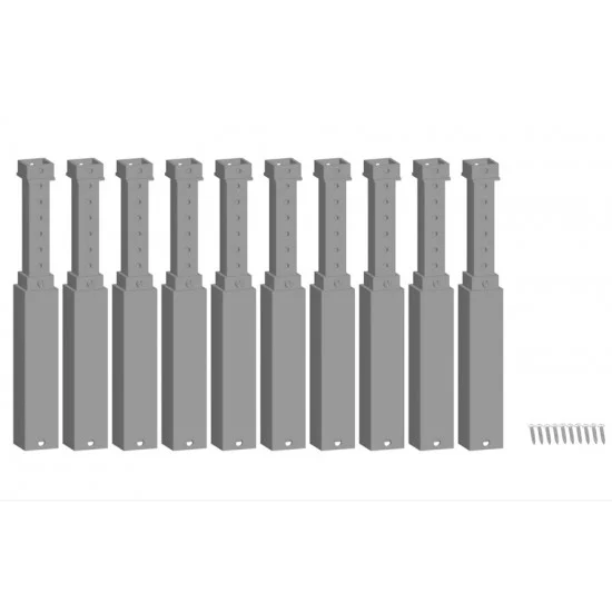 NOCH 53943 HO, TT, N Scale Easy-Track Railway - Height-Adjustable Pillars (80 mm - 138 mm)