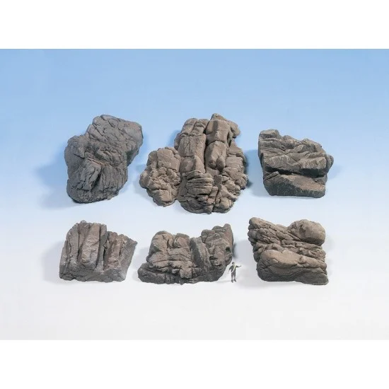 NOCH 58452 HO/TT/N Rock Pieces "Sandstone" (6pcs) - Scenics & Diorama