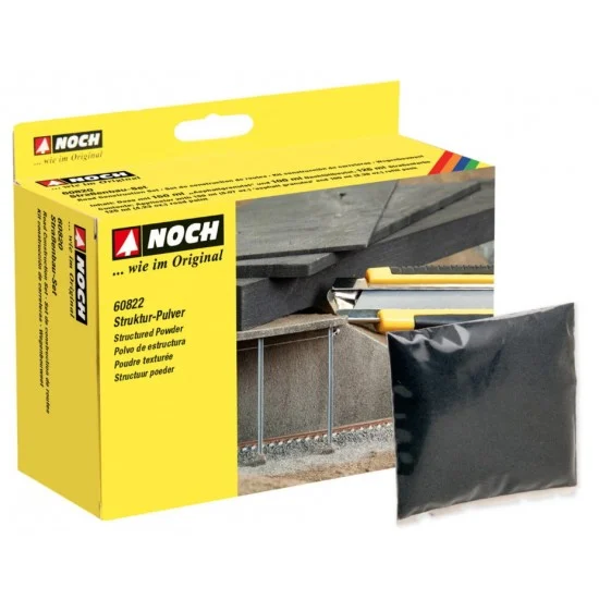 NOCH 60822 Structured Powder (500g) - Adding Texture to Roads, Squares, Walls