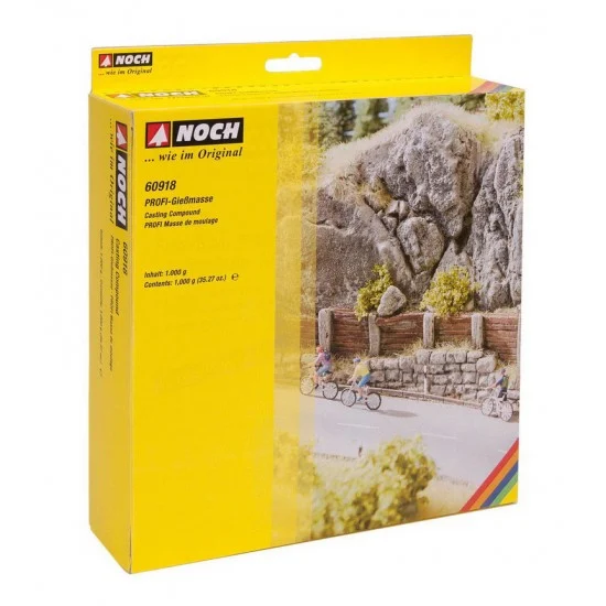 NOCH 60918 PROFI Casting Compound 1000g for approx. 800 ml - Scenics & Diorama