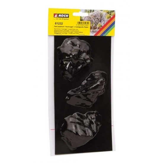 NOCH 61232 Rock Former "Hochvogel" for Making 3 Medium Size Rocks (150ml) - Scenics & Diorama