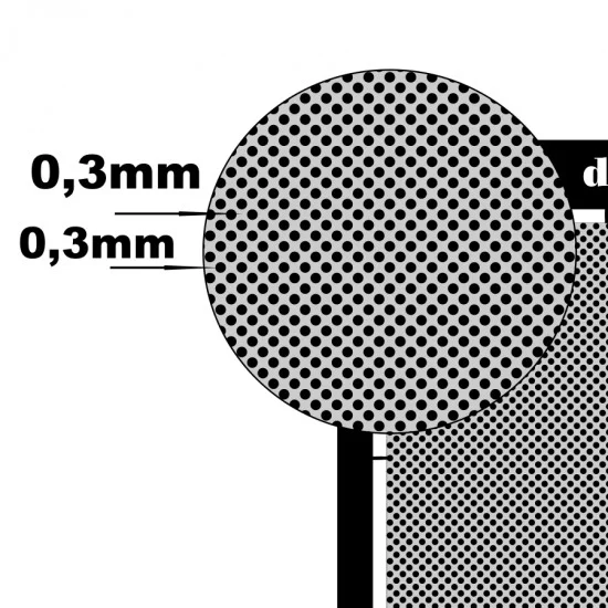 North Star NS35036 Engraved Plate for Making Anti-slip Surfaces in various scales (45mm x 90mm) type 6