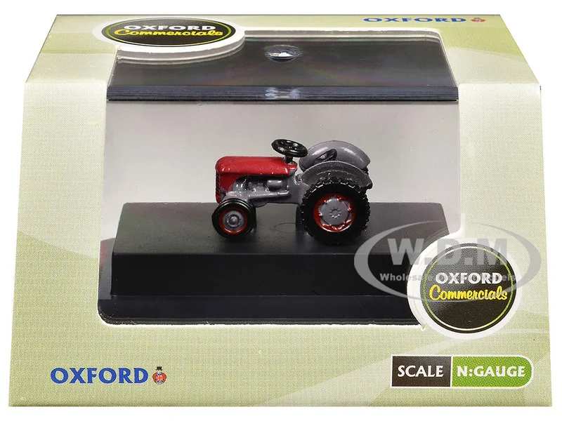 Ferguson Tractor Red and Gray 1/148 (N) Scale Diecast Model Car by Oxford Diecast - Massey Ferguson Models