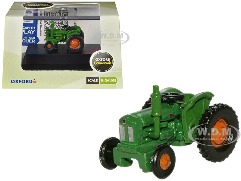 Fordson Tractor Green with Orange Wheels 1/148 (N) Scale Diecast Model Car by Oxford Diecast - Fordson Models