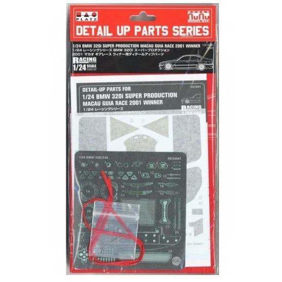 NuNu E24041 Detail Parts For 1/24 BMW 320i E46 2001 Macau Gear Race Winner - Model Cars