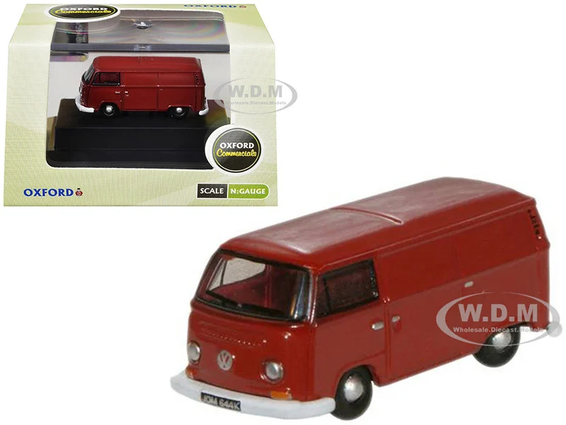 Volkswagen T2 Van Senegal Red 1/148 (N) Scale Diecast Model Car by Oxford Diecast - Volkswagen Models