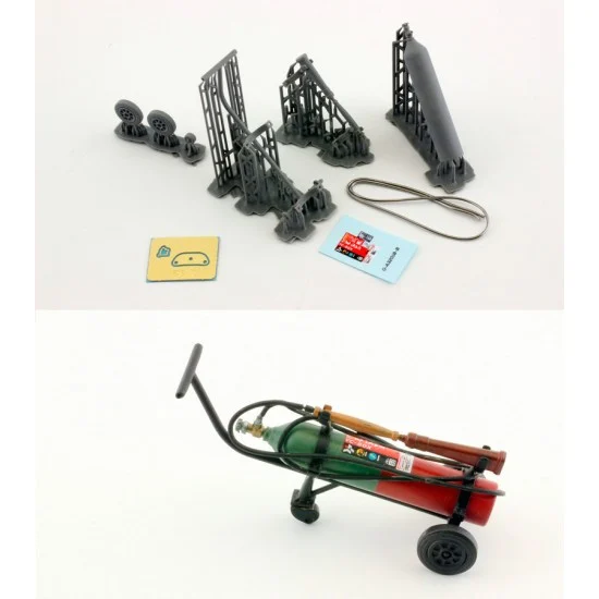 Orange Hobby A32-069 1/32 YC-50X Wheeled Aircraft Rescue and Fire Fighting Extinguisher