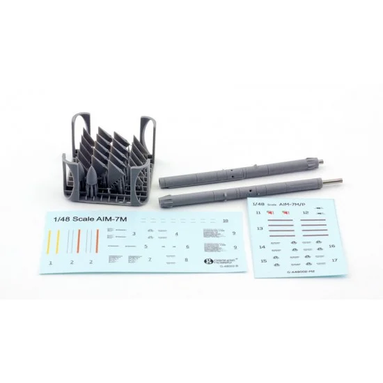 Orange Hobby A48-022 1/48 AIM-7M Sparrow AAM (2pcs)