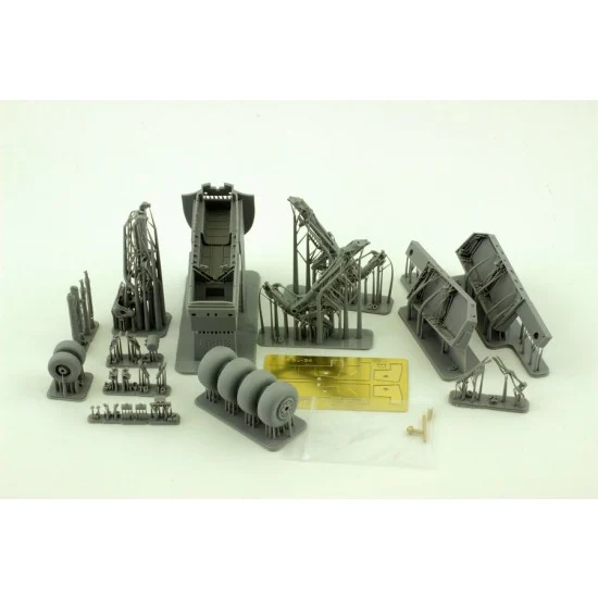 Orange Hobby A48-060 1/48 Su-34 Landing Gear & Gear Bays for Trumpeter kit